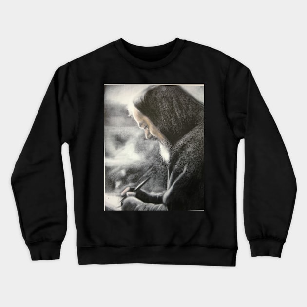 Padre Pio Crewneck Sweatshirt by artdesrapides